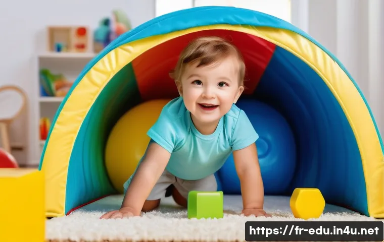 어린이 체육 활동 - **Vibrant Playtime: A Cascade of Childhood Joy**
    A bright, clean image of three children aged 3 ...